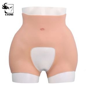 Costume Accessories Silicone Hip Lift Pants Fake Vagina Artificial Butt Padded Pussy Panties Shapewear Bum Enhancer Shaper Underwear