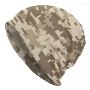 Basker öken digital camo skallies mössor kepsar unisex cool vinter varm stickning hatt vuxen multicam militär kamouflage motorhuv