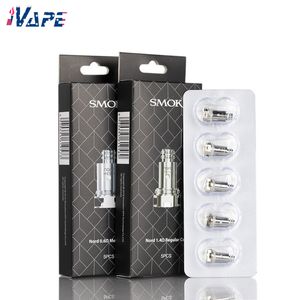 Smok Nord Ersättningsspole 5st Mesh/Regular/Ceramic Single/DC MTL Coils 0,6Hm/0,8Hm/1,4Ohm för Nord/Nord 2 Pod Vape Electronic Cigarette Pod Carthges