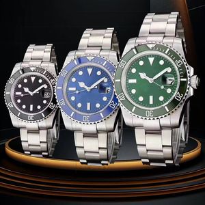 Relógio mecânico automático masculino 40mm, aço inoxidável, designer de natação, safira de alta qualidade, montre de luxo