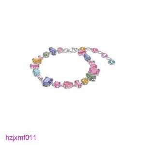 Dxq7 Charm Bracelets 1vj7 Swarovski Designer Luxury Fashion Women 520 Gifts Sparkling Crystal Candyfruit Bracelet Female