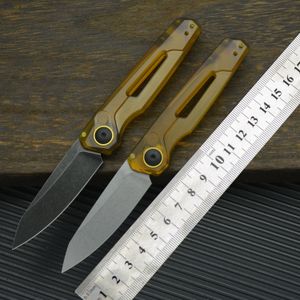 Nuovo coltello pieghevole 7551 Manico PEI in acciaio 9Cr18Mov affilato ad alta durezza 2.79 