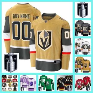 Vegas''golden''knights''2023 Stanley Cup Jerseys Custom Hockey Jjjj Jack Eichel Mark Stone William Sson Alex Pietrangelo Jonathan She 9184