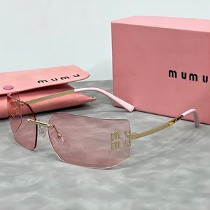 Lyxiga solglasögon designer solglasögon för kvinnor manglasögon unisex populärt brev goggle bokstav strand solglasögon uv400 med låda mycket trevligt