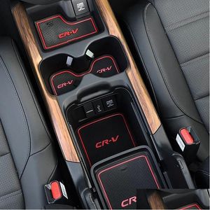 Other Auto Parts Car Dashboard Anti-Skid Pad Door Slot Dustproof For Honda Crv Cr-V 2013 2014 Interior Accessories Drop Delivery Mob Dhug7