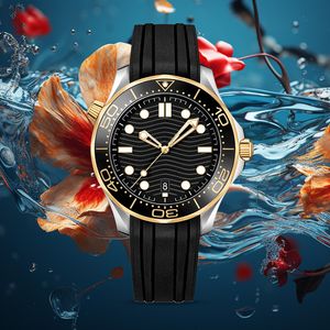 Zegarek zegarków męskich zegarki Automatyczny ruch 41 mm ze stali nierdzewnej Montre Luxe Złoty czarny mężczyzna na rękę Wodoodporne mechaniczne 2813 Ruch Prezenty Watch