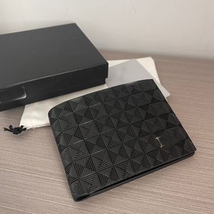 Carteira de designer de CD 100% preto couro genuíno bolsa de cartão de crédito masculino tamanho pequeno carteiras de clipe de dinheiro de alta qualidade couro de luxo moda porta-moedas vem com caixa