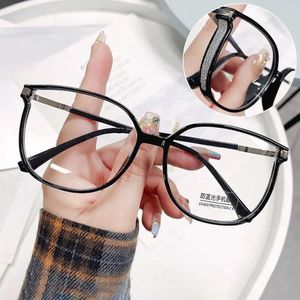 Sunglasses Transparent Frame Anti-UV Blue Rays Glasses Ultra-light PC Computer Goggles Solid Color Optical Women Men