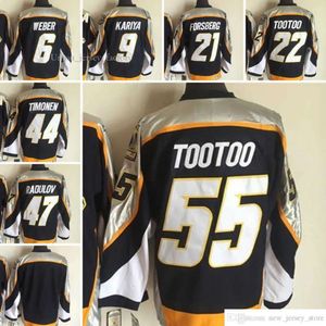 Nashville''predators''new Retro Ice Hockey Jerseys 6 Shea Weber 9 Paul Kariya 21 Filip Forsberg 22 Jordin Tootoo 44 Kimmo Timonen 47 Alexand 4014