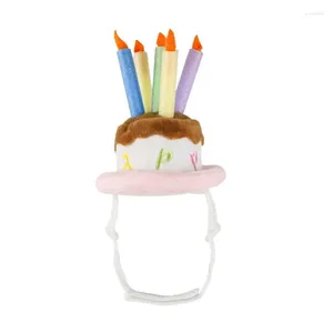 Collari per cani Cappello di buon compleanno Torta di peluche Accessori personalizzati per feste per animali domestici Giocattolo