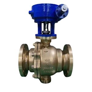 fixed ball valve stainless steel ball valve can be installed with turbine
