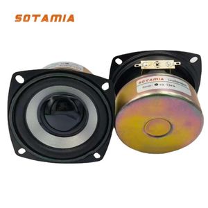 Speakers SOTAMIA 2Pcs 3 Inch Full Range Speaker Audio 4 Ohm 15W Home Theater Loudspeaker DIY Sound Subwoofer Portable Bluetooth Speaker