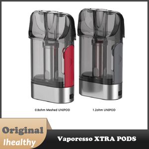 Vaporesso XTRA Pods 2,0 ml Zerstäuber UNIPOD 1,2 Ohm Meshed 0,8 Ohm POD für Vaporesso X TRA Kit