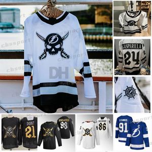 Custom мужчины женщины хоккейные майки Tampa Bay Lightning 86 Никита Кучеров 21 Брейден Пойнт 84 Таннер Жанно 28 Ян Коул 84 Эрик Чернак 17 Пэт Марун