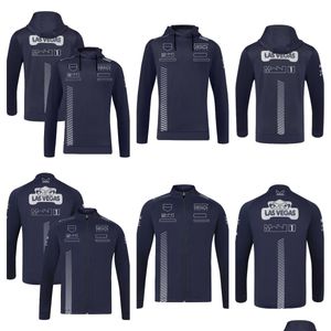 Motorradbekleidung F1 Hoodie 2023 Special Edition Racers Anzug Track Sports Herren Reißverschluss Teamjacke Drop Lieferung Automobile Motorcycl Otqvx