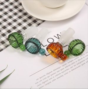 14/18MM Glass Bowl Pieces Hookah of Funnel Joint Downstem Smoking Accessories Handle Pipe Bong Oil Dab Rigs