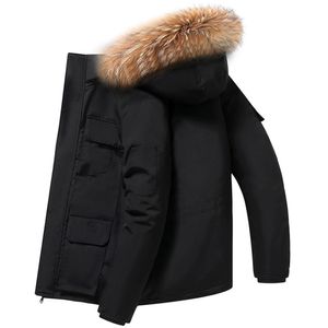 jeans firmati da uomo giacca d'oca jeans uomo cappotto invernale piumino cappotto invernale Cerniere con cappuccio Lettera Piumino d'anatra bianco Cappello Cappotto invernale da uomo staccabile