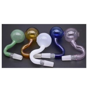colorful 10mm 14mm 18mm male thick pyrex glass oil burner water pipes for oil rigs glass bongs thick 30mm big bowls for smoking BJ