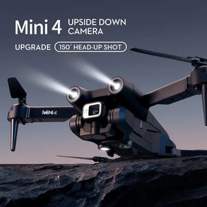 mini4 مزدوج الكاميرا UAV Z908 2.4 جيجا هرتز WiFi FPV تجنب العوائق الارتفاع الذي يحمل أربعة محور قابلة للطي يسيطر عليها طائرة هليكوبتر بدون طيار.