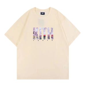 Kith Mens t Shirt Designer Men Tees Summer Casual Pure Cotton Sweat Absorbing Short Sleeved Street Fashion Unisex Clothing