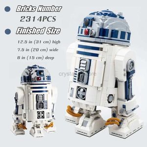 Bloklar 2314pcs Yaratıcı UCS Uzay-askeri Droid Robot Fit 75308 Model Yapı Blokları Tuğlalar Diy oyuncakları Hediye Seti Noel 240120