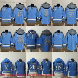 DIY -designer Jared Goff Hoodie Mens Kids Woman Penei Sewell Barry Sanders Winter Plush Tröja Hooded Ins Fashion Youth Studenter Spring och Autumn Team Hoodies