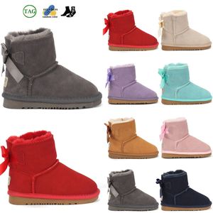 Botas infantis designer tasman chinelos tazz botas de bebê botas de neve austrália mini botas plataforma bota para meninas mulheres bota inverno sapatos fofos para crianças camurça lã