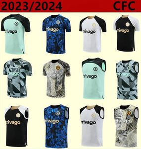 22 23 CFC Stirling Football Jersey Training Tank Top 22/23 Policy ZIYECH HAVERTZ KANTE WERNER ABRAHAM CHILWELL Men's Football Shirt Short Sleeve Top Sweatshirt