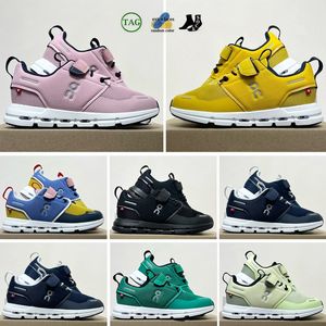 2023 On Cloud Kids Shoes Sports Outdoor Unc Black Children White Boys Girls Dasual Fashion Sneakers Kid Walking Toddler Sneakers Size 22-35