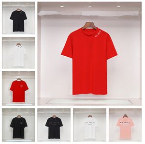 Męskie mody T-koszulki Projektanci Mężczyźni Ubrania Czarne białe koszulki Damskie damskie streetwearu streetwear