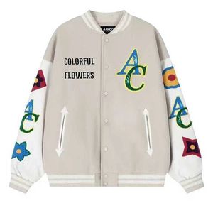 AC Trendy American Street Heavyweight Casual Jackets, puste garnitury baseballowe, modna odzież