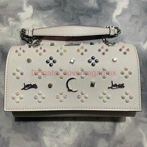 Mulheres de luxo rebite saco de noite personalidade em relevo segurando envelope bolsa de ombro tendência de rua cabeça bolsa de couro genuíno sacos de fundo vermelho