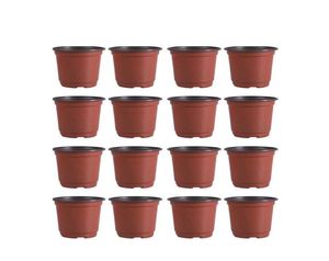 3050100PCSプラスチック製の植木鉢通気性庭園植物多肉植物植え鍋流域ポット直径15010090mm C114690517