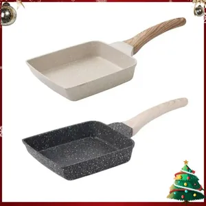 Pans Stone Frying Pan Omelette Non-Stick Fry Egg Pancake Steak Kitchen Pot Breakfast Maker For Home Tools