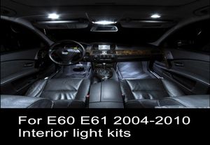 Shinman 17pcs Error LED Interior Light Kit för BMW 5 Series E60 E61 20042010 CAR Interior4519463