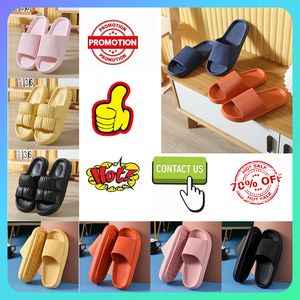 Slippers Soft Sole Pillow Women Double Buckle Thick Platform Cloud Slides Sandals anti slip wear- Woman Flip Flops luxury sandals Flat Slipper