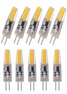 Other LED Lighting 10pcslot Dimmable G4 COB Lamp 6W Bulb AC DC 12V 220V Candle Silicone Lights Replace 40W Halogen For Chandelier8546337