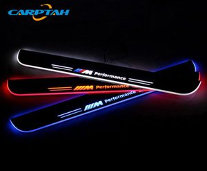 CARPTAH Trim Pedal Car Exterior Parts LED Door Sill Scuff Plate Pathway Dynamic Streamer light For BMW X3 F25 2011 2014 20153593100