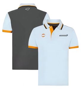 F1-Rennteam-Uniform, Fahrer-T-Shirt, Revers, POLO-Shirt, Herren, Auto-Overalls, Übergröße, kann individuell angepasst werden8254334