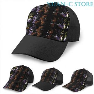 Ball Caps FNAF Basketball Cap(2) Men Women Fashion All Over Print Black Unisex Adult Hat