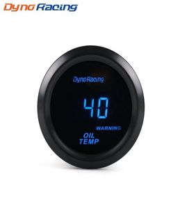 Dynoracing Öltemperaturanzeige 2 Zoll 52 mm Digital 40150C Öltemperaturanzeige Blaue LED mit Sensor-Automessgerät BX1014633342246