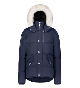 Palm Men's 3Q Down Jacket Canada Fur Fur Trim Hood Winter Water Risistent Płaszcz9570487