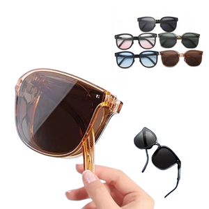 Occhiali da sole alla moda pieghevoli comodi occhiali da sole stile tascabile protezione UV parasole occhiali occhiali occhiali sole classico viaggio all'aperto