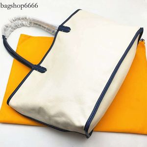 Mode Women Handbag Lady Shopping Beach Bag Canvas Designer Tygväskor Purse med äkta riktig lädertrim och handtag 2024