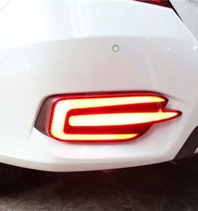 Taillights assembly for honda CIVIC Sedan Rear bumper led brake DRL Driving turn signal reversing fog light 2 Function 201620189271919