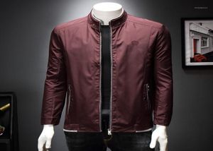 Мужская куртка-бомбер больших размеров 8XL 6XL 5XL 039s с воротником-стойкой, мужская куртка из искусственной кожи с одним вырезом, стильная ветровка, куртка 1017 Jackets1179636
