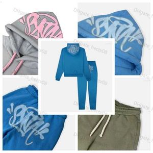 Herrtröjor tröjor y2k kvinnor streetwear casual hoodie sysaworld överdimensionerade två stycken set sweatshirt tracksuit syna world män kläder 03 5ju7