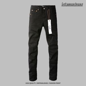 Jeans viola firmati da uomo Stili trendy, denim impilati, motociclisti strappati e moda classica.Streetwear di alta qualità e pantaloni casual retrò.