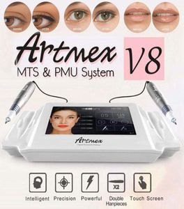 Najnowszy stały makijaż cyfrowy artmex v8 Touch tatuaż maszyna oka Brow warga obrotowa mTS PMU System Dermapen4865808