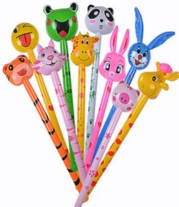 120cm Cartoon Inflatable Balloon Animal Long Inflatable Hammer No Wounding Kids Giraffe Stick Toy Baby Children Toys Random Style6954871